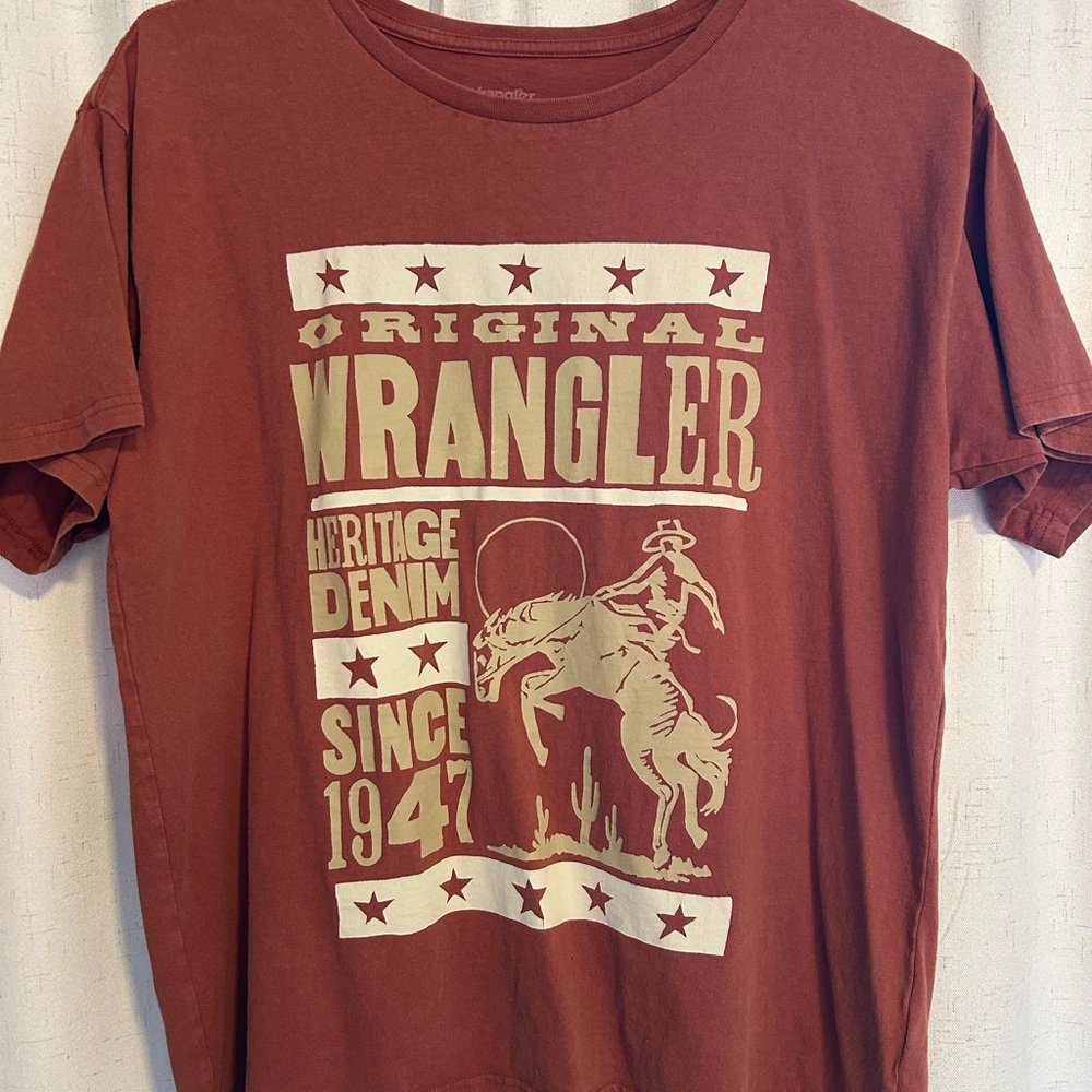 Wrangler Rust Graphic T-Shirt